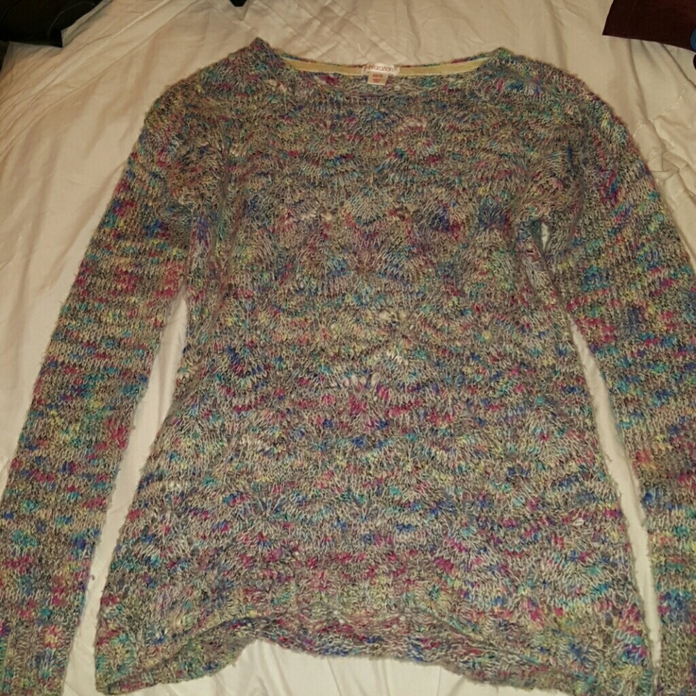 Multicolor knit sweater