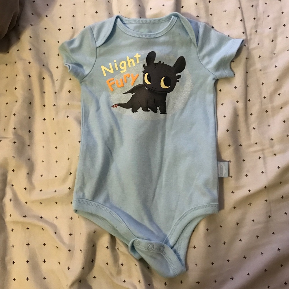 12 month night fury onsie