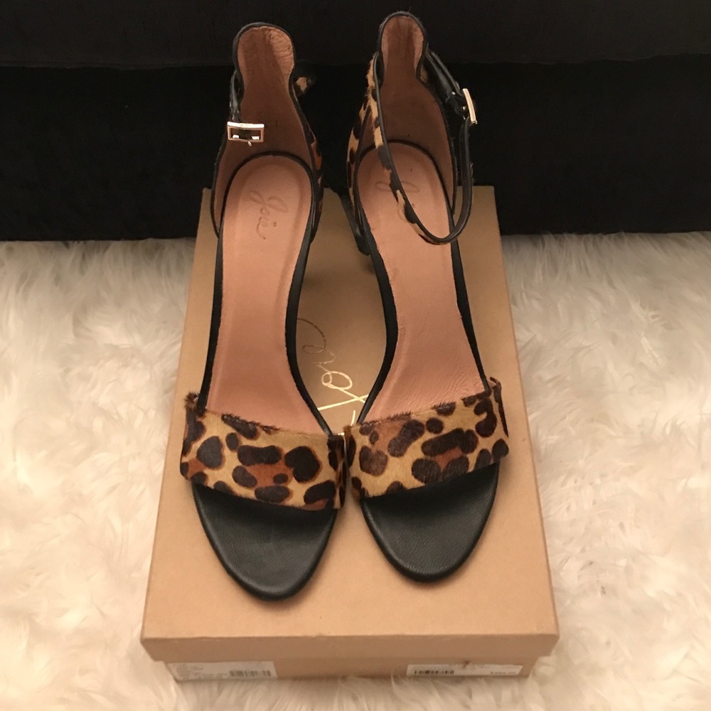 Joie leopard print high heels