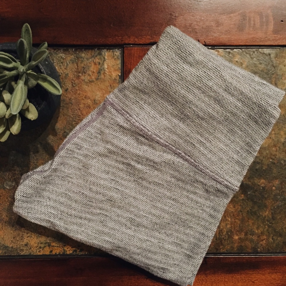 Lululemon grey pique Wunder Under