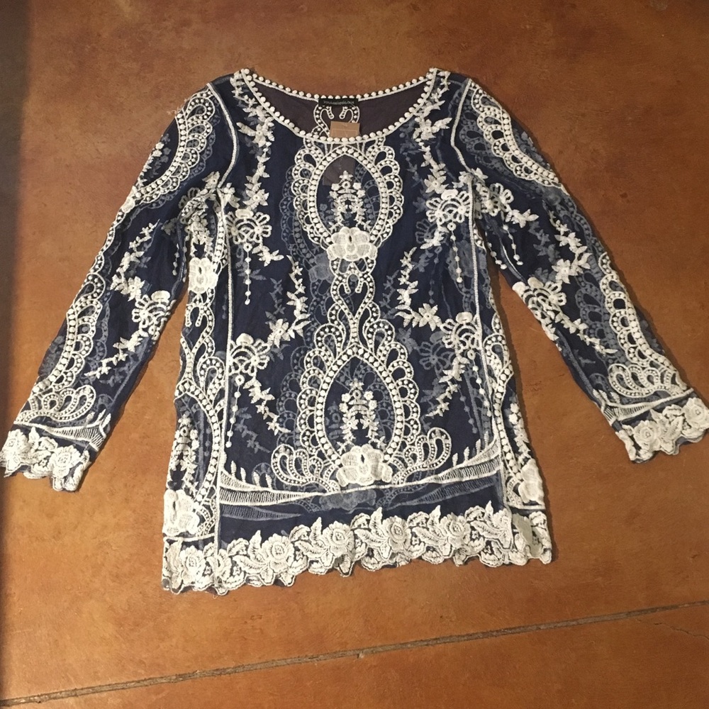 Embroidered top