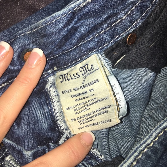 Size 24 Miss Me Jeans - Picture 4 of 4
