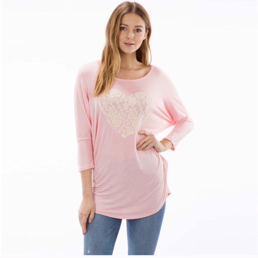 Heart design shirt