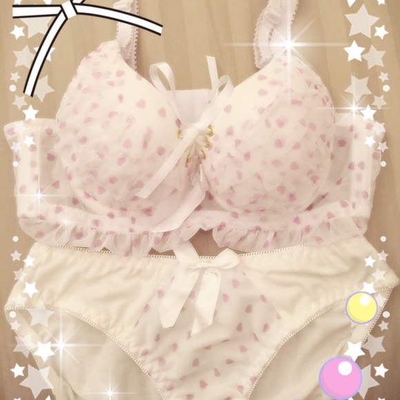 Other - New Kawaii Push Up Bra Panty Set Lace Lingerie NWT