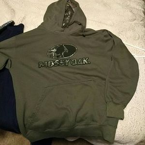 Hoodie camo/green