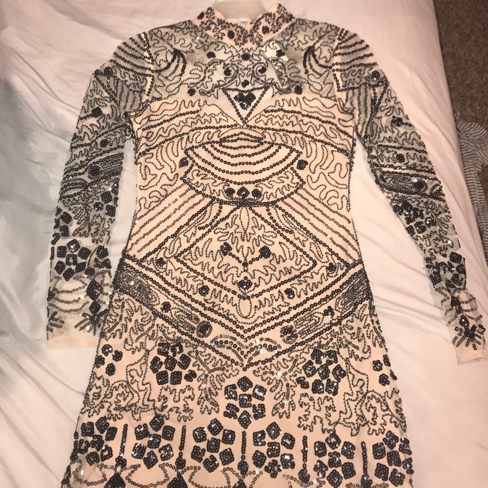 Beaded Homecoming Dress