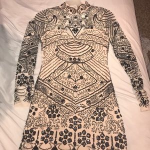 Beaded Homecoming Dress