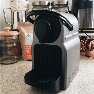 Nespresso Inissia Machine + Milk Frother + PODS