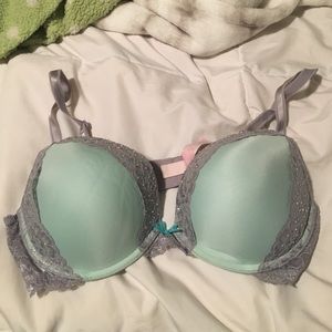 Tiffany Blue and Grey VS Bra