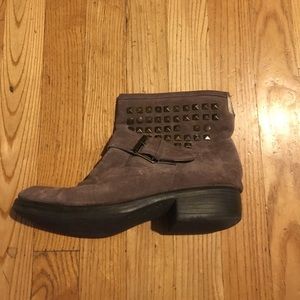 Steve Madden suede ankle boots!