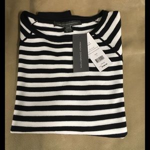 French connection stripe knits sweater