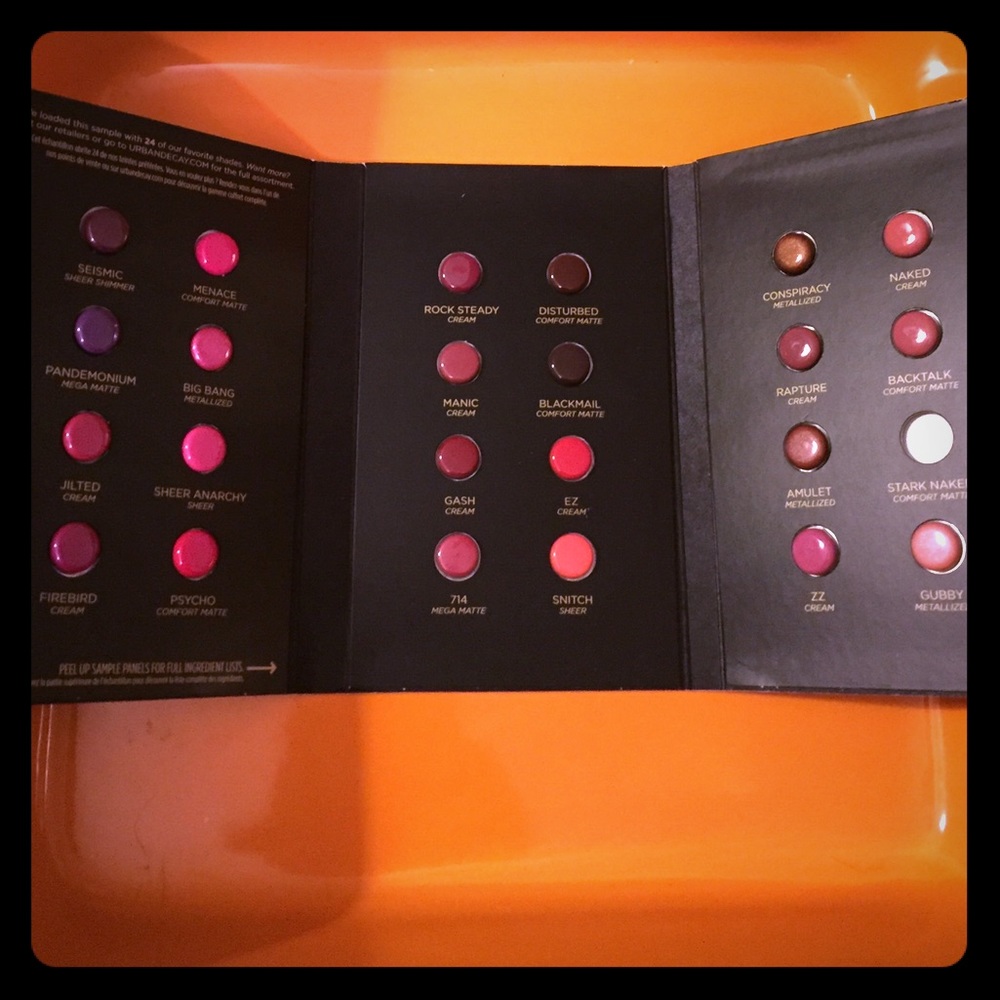 23 Vice Lipstick Samples! 2 uses per sample