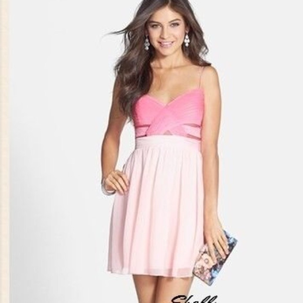 HAILEY LOGAN 11/12 Pink Valentine Party Prom Dress