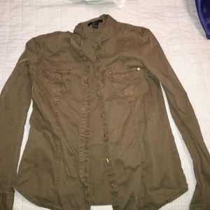 Forever 21 army green jacket