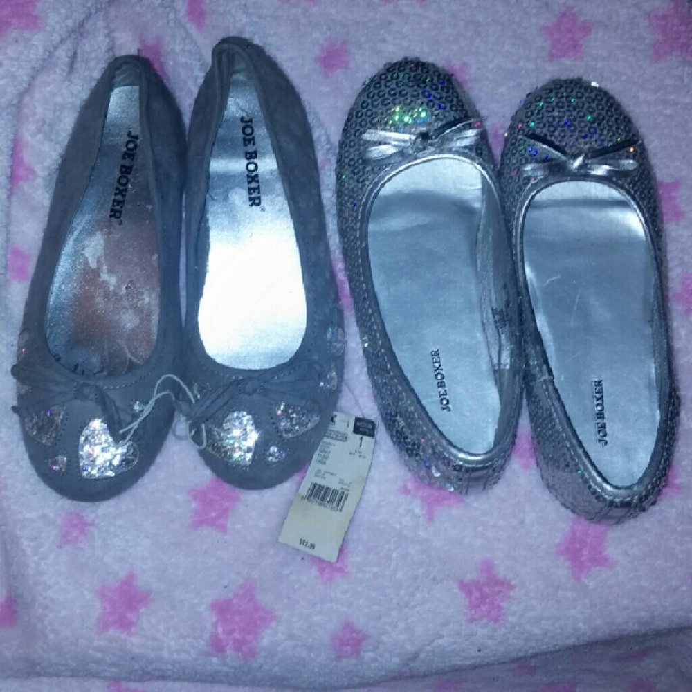 Girls size 1- flats 2 pair bundle 💝