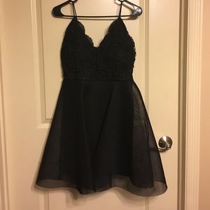 Strappy Black Dress