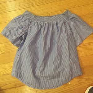NWOT j crew off the shoulder top