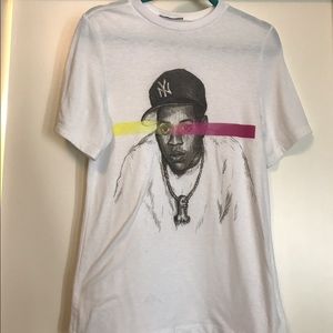 White DXMEPIECE jay-z t shirt