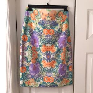 NWT! Antonio Melani high waisted floral skirt
