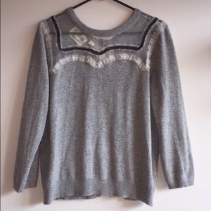 Anthropologie Field Flower Cardigan