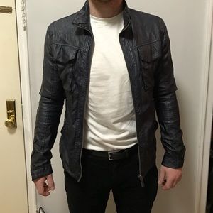 Men's Zara leather jacket