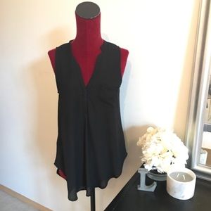 SIZE SMALL SHEER BLACK NORDSTROM TUNIC TOP!!!
