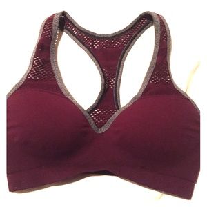 PINK Racerback Push Up Sports Bra