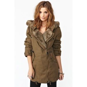 Nasty Gal Army Anorak Jacket