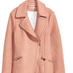 Dusty rose moto jacket