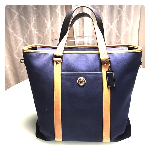 Coach Tote Bag - H 14" X W 14" X D 5" - Picture 1 of 3