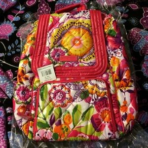 NWT Vera Bradley Clementine Puffy Backpack
