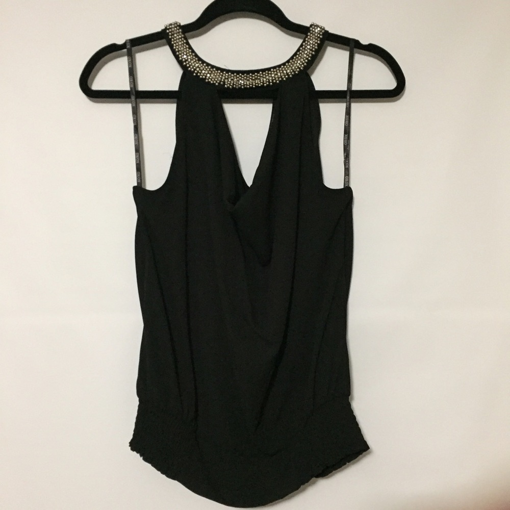 Black XOXO top. NWT!!