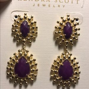Kendra Scott Gartha Earrings - Purple
