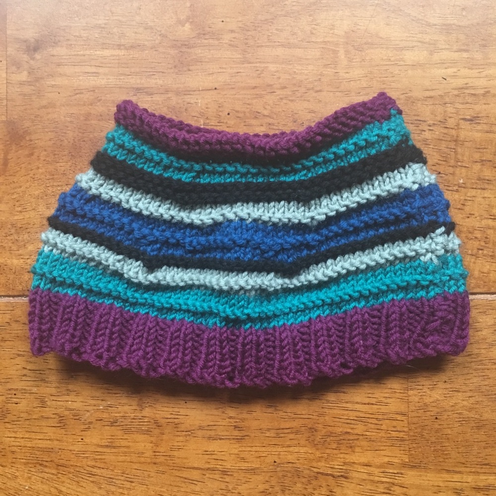 Crochet Messy Bun Hat