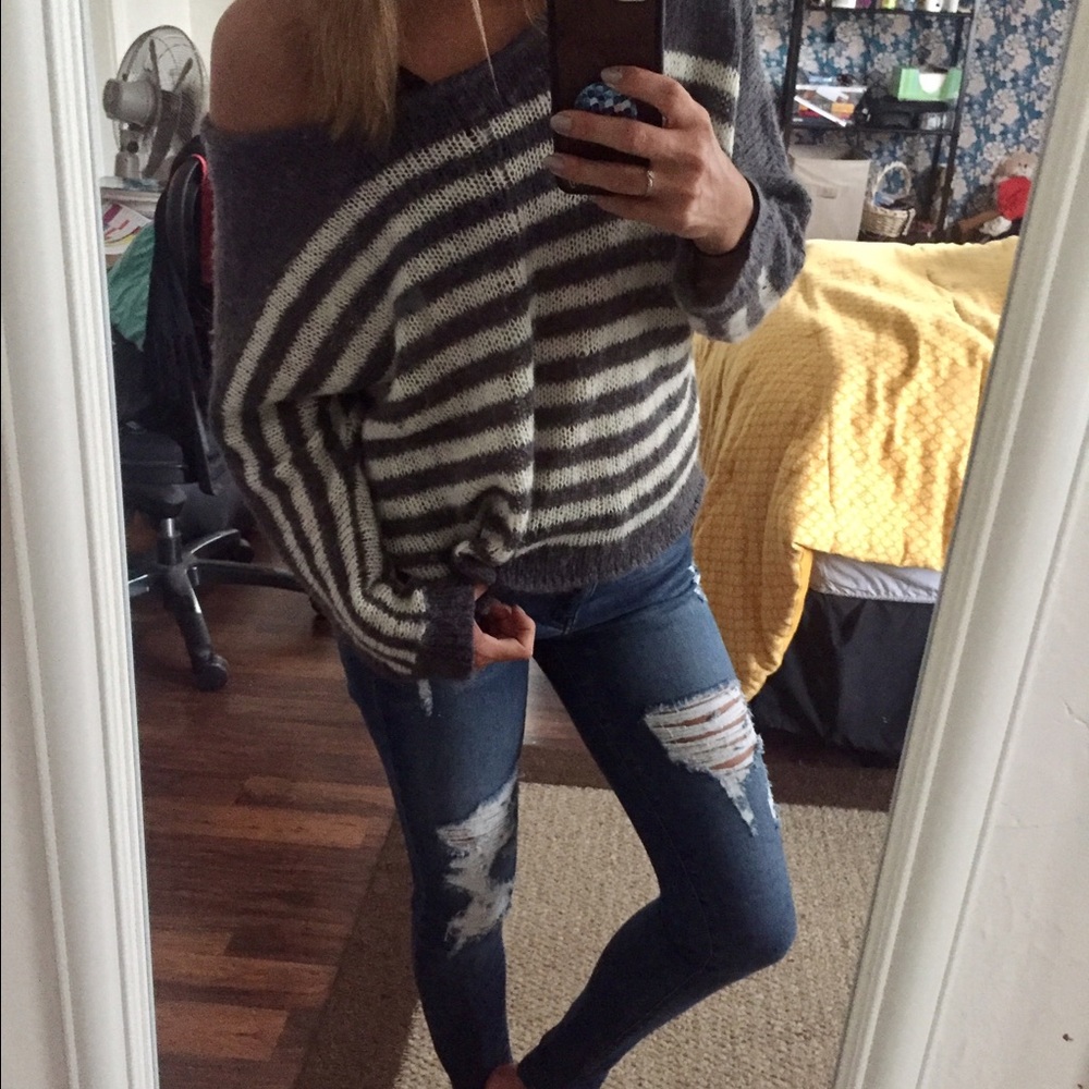 ✖️✖️Wooden Ships- striped sweater