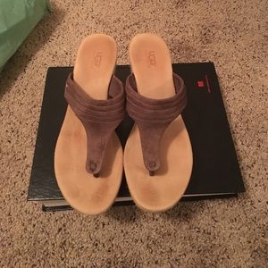 UGG suede wedges