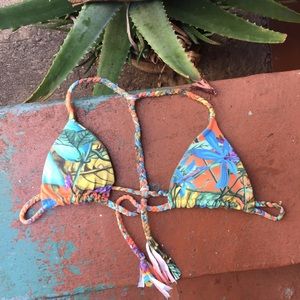 San Lorenzo reversable swim top