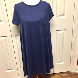 LulaRoe navy shirt/dress