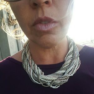 NEW✔ Beaded Shell Colored CHICOS Necklace