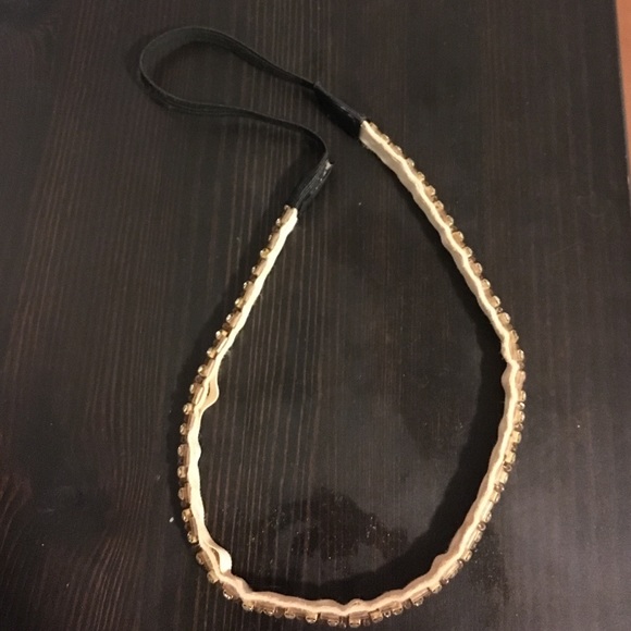 J Crew rhinestone headband, peach. - Picture 2 of 4