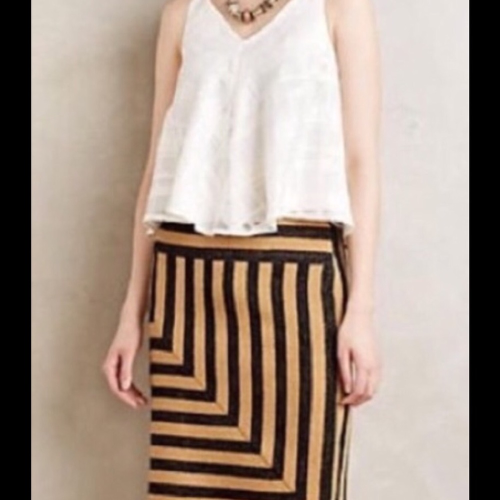 NWT Anthropologie skirt - Size 4 (Runs small)