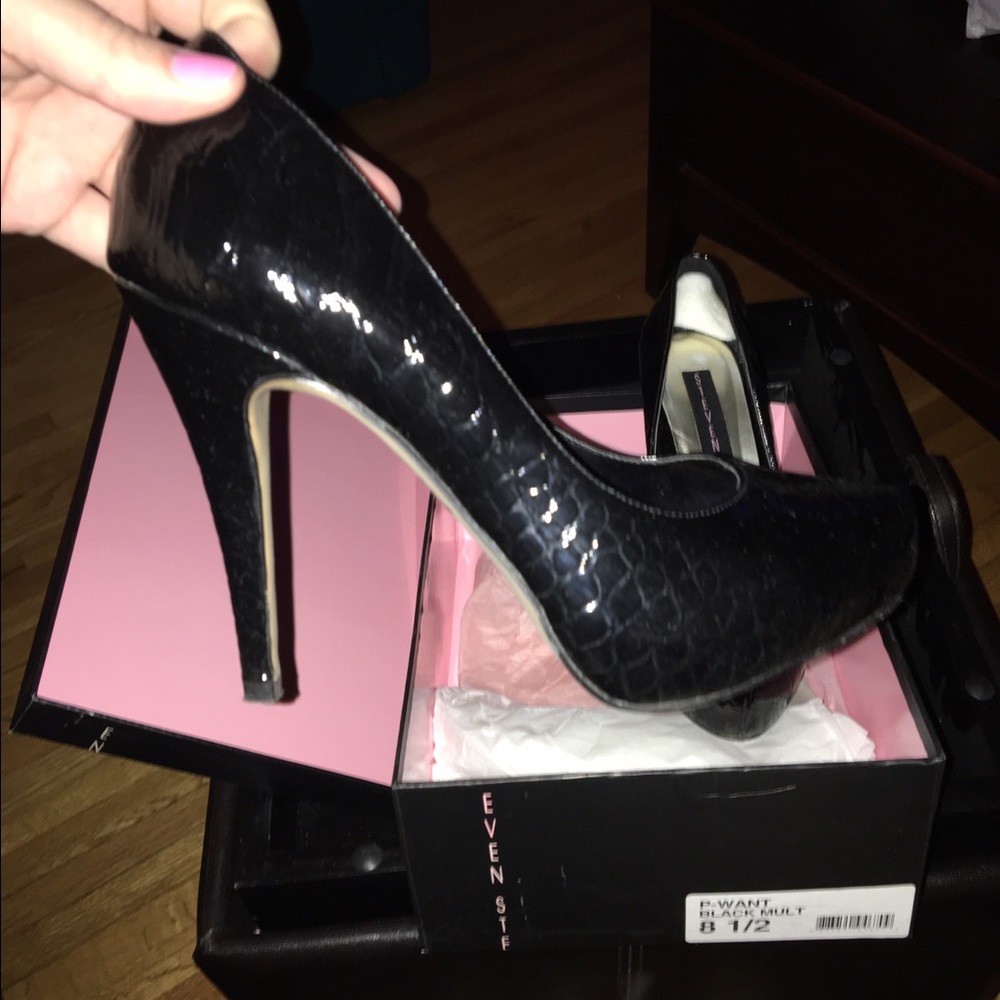 Black Steven heels