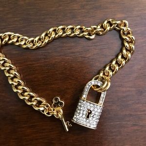 Juicy Couture Lock and Key Bracelet
