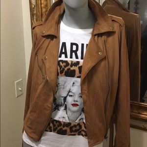 Soft suede fringe Jacket size M