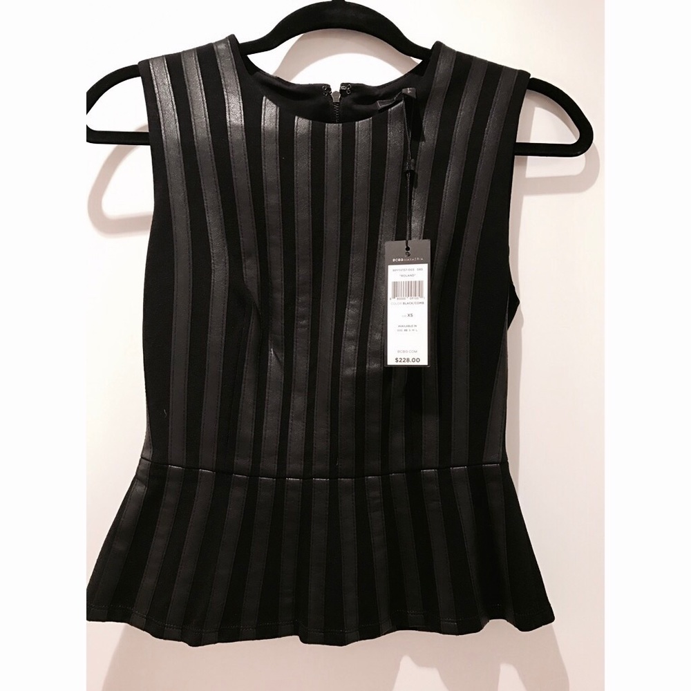 NWT BCBGMaxAzria Peplum Top