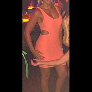Coral/Peach medium Bebe dress.