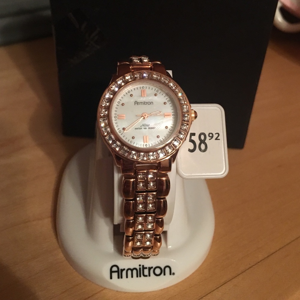 Rose Gold Tone Armitron Watch