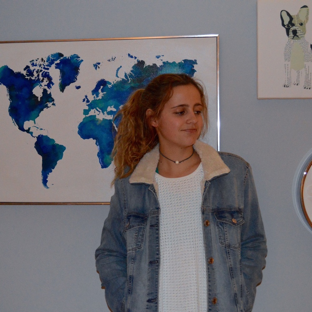 fur-lined jean jacket💙