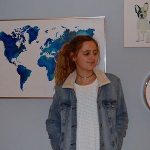 fur-lined jean jacket💙