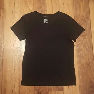 H&M Black V-Neck Tee Shirt